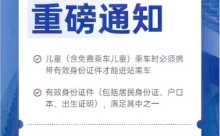 儿童坐高铁必须带证件吗？没有身份证怎么办？