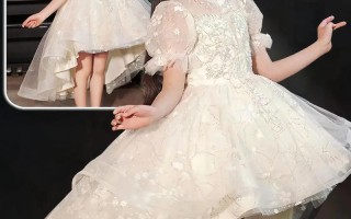 儿童公主裙婚纱长裙加鞋子