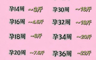 孕期体重平均增长多少合适？