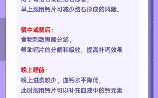 孕期钙片饭前吃还是饭后吃？