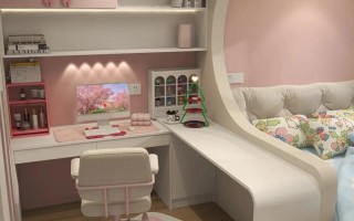 如何打造兼具童趣与实用的女孩儿童房设计效果图？