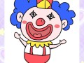 儿童小丑图片大全绘画