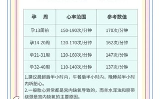 孕期胎儿心率多少算正常？不同孕周有差异吗？