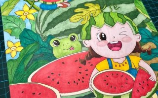 夏天的儿童画里藏着多少孩子眼中的秘密色彩与奇妙想象？