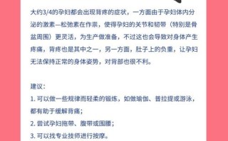孕期后背酸痛是正常生理反应还是疾病信号？如何缓解才安全有效？