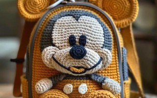 钩针双肩背包怎么钩才既可爱又适合儿童日常使用？