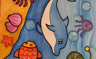 儿童绘画海洋图片大全，如何通过海洋主题绘画激发孩子的创造力与想象力？