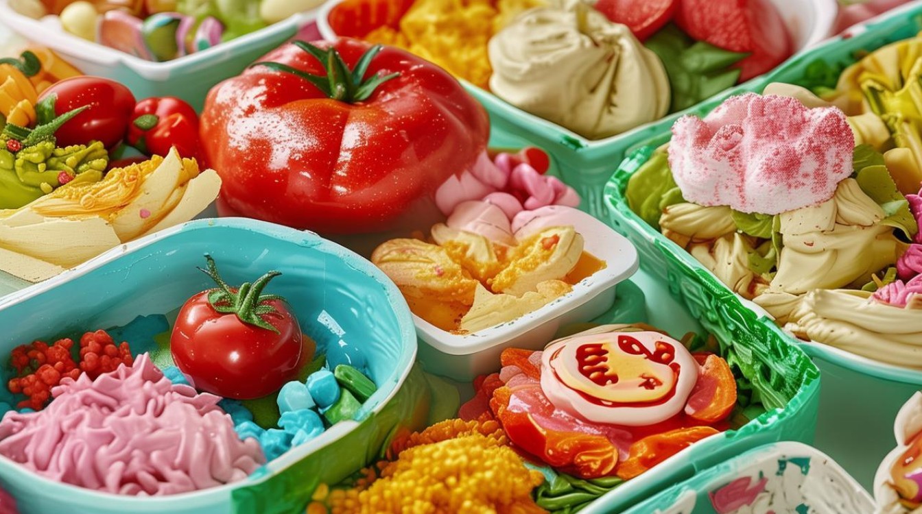 如何用彩泥制作创意食物图片，趣味结合健康饮食？-图2