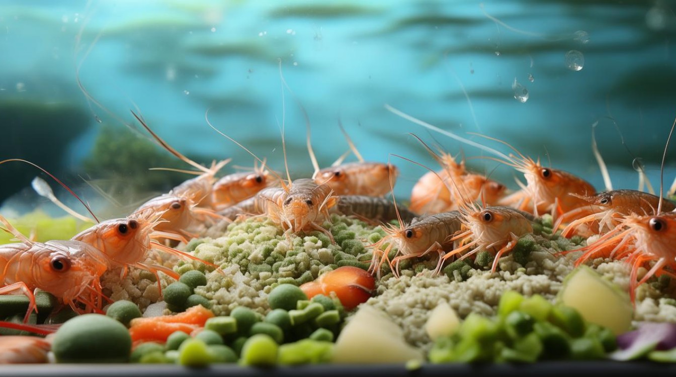 虾喂什么食物，观赏虾喂什么食物-图1
