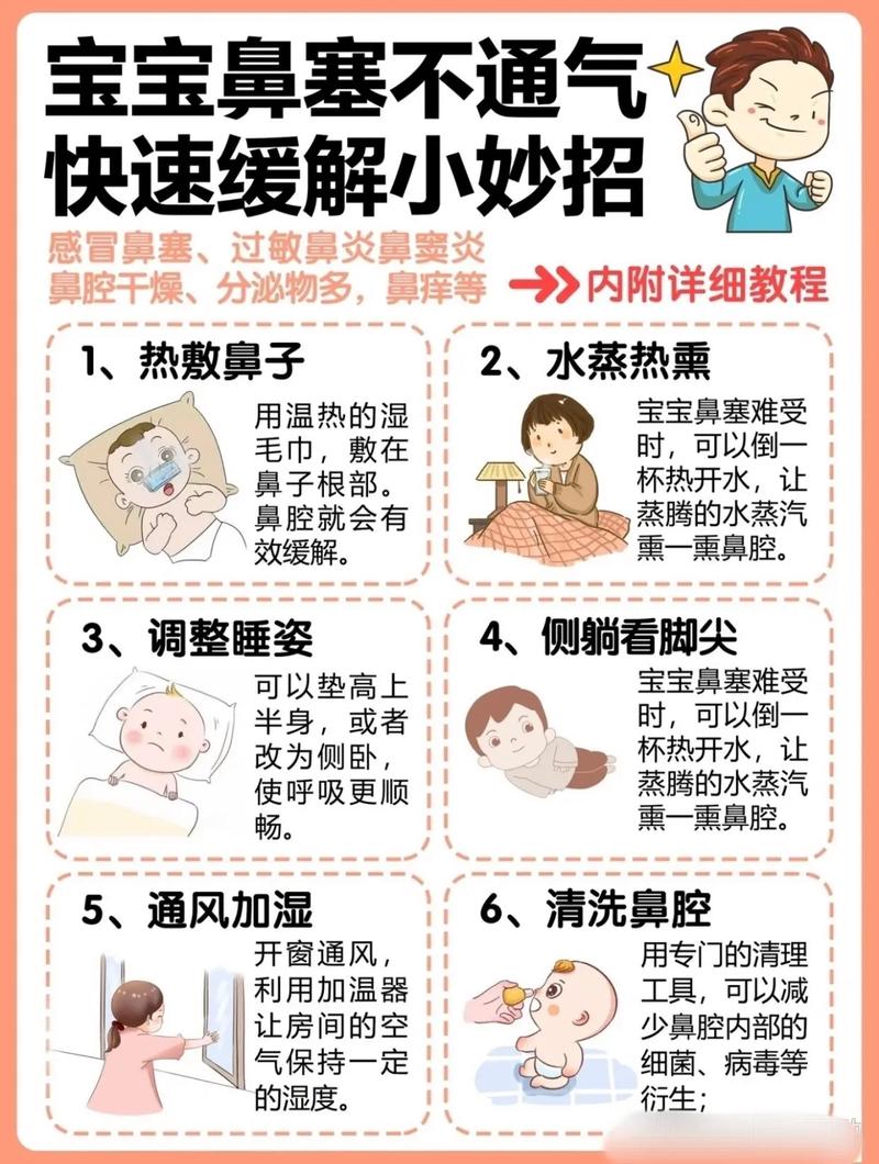 儿童鼻子不通气，有哪些安全有效的特效方法？-第1张图片-中州医学会