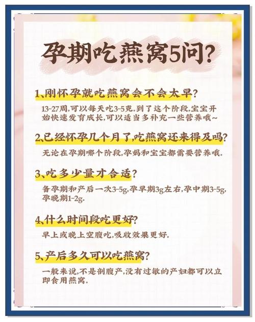 孕期燕窝多久吃一次最合适？-第1张图片-中州医学会