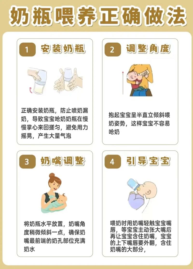 新生儿用奶瓶喂奶的正确姿势是怎样的？有哪些注意事项需特别注意？-第1张图片-郑州医学网