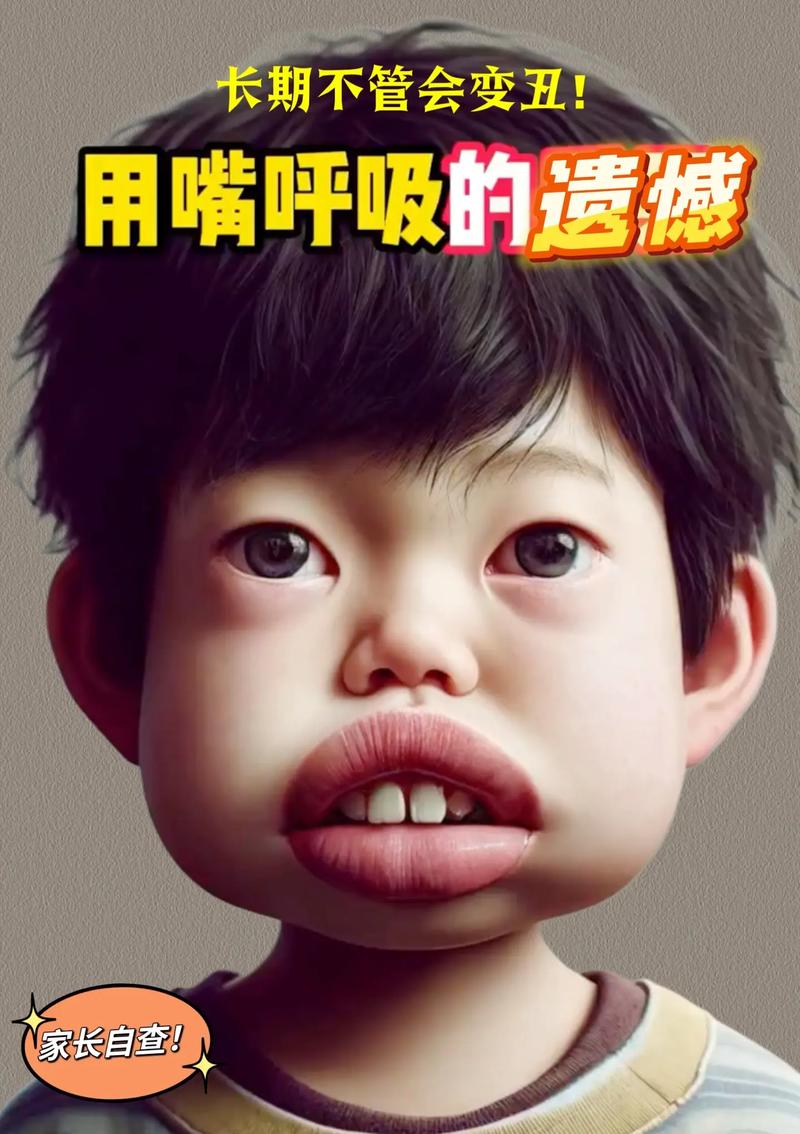 儿童长期用嘴巴呼吸，真的会变丑、影响发育吗？-第3张图片-郑州医学网