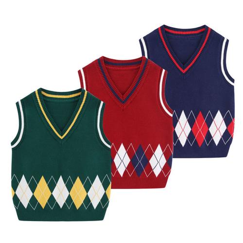 儿童拼色背心编织图案，如何巧妙搭配色彩与针法打造童趣设计？-第3张图片-郑州医学网