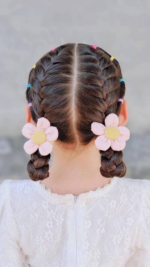 儿童梳小辫有哪些经典发型？不同脸型适合哪种小辫造型？-第2张图片-郑州医学网