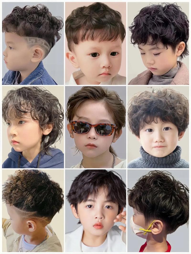 儿童卷发发型图片男童-第1张图片-郑州医学网