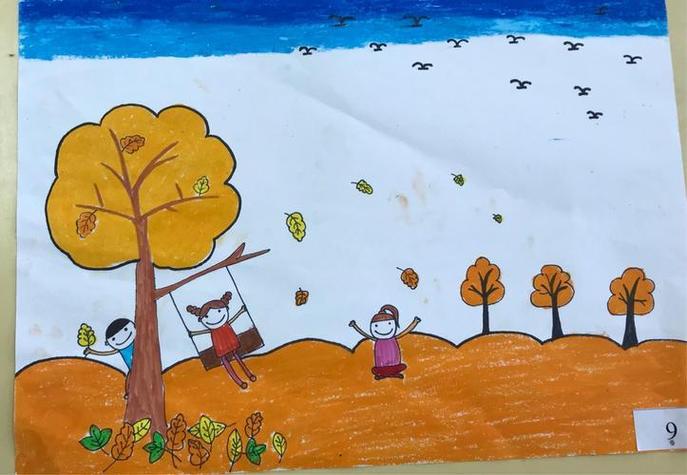 天凉好个秋主题儿童画里藏着孩子怎样的童趣与秋日想象？-第1张图片-郑州医学网