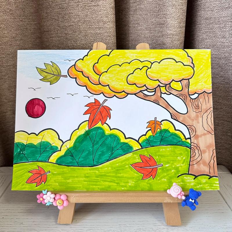 天凉好个秋主题儿童画里藏着孩子怎样的童趣与秋日想象？-第2张图片-郑州医学网