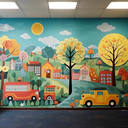 儿童房彩绘效果图大全，如何兼顾趣味性与实用性？-第3张图片-郑州医学网