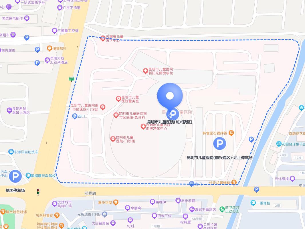 昆明儿童医院新院地图具体位置在哪？如何前往各科室？-第1张图片-郑州医学网