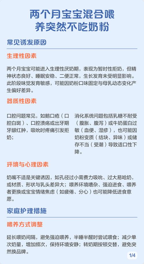 两个月新生儿突然不吃奶粉，是厌奶期还是生病了？-第1张图片-郑州医学网