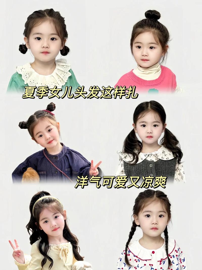 中发儿童发型扎法图解-第2张图片-郑州医学网