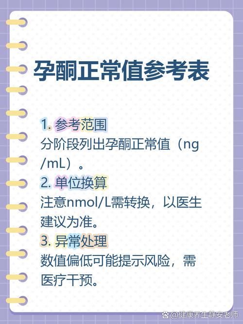 第一孕期孕酮数值多少算正常？不同孕周标准有何差异？-第3张图片-郑州医学网
