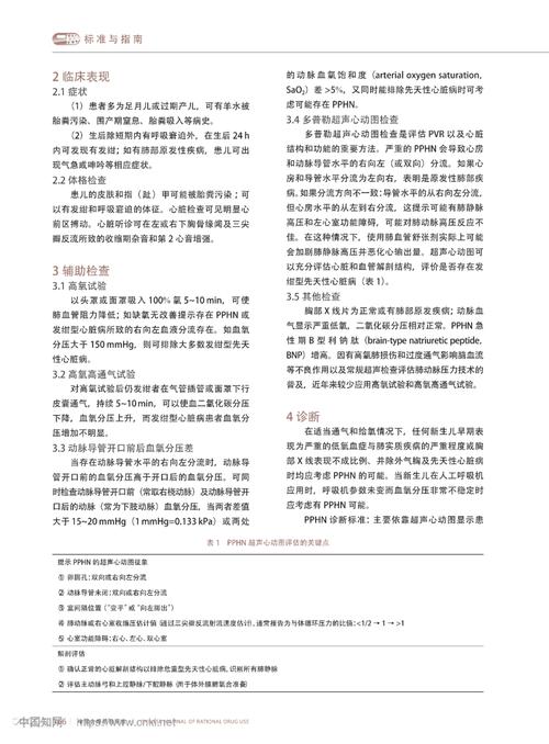 新生儿严重肺动脉高压-第1张图片-郑州医学网