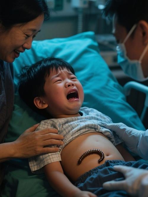 儿童肚子有虫子的图片真实吗？不同虫子感染症状有何区别？-第1张图片-郑州医学网