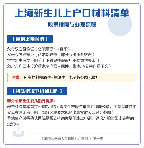 外地新生儿在上海上户口需要满足哪些条件？需要准备哪些材料？办理流程是怎样的？-第2张图片-郑州医学网