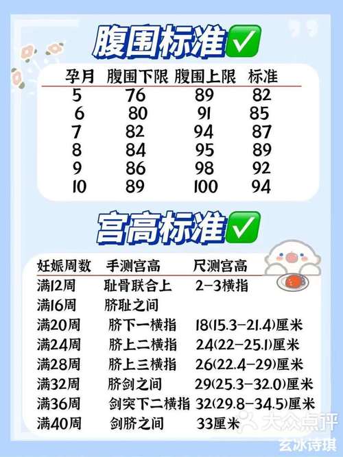 孕期宫高标准对照表，不同孕周宫高范围多少？偏高或偏低怎么办？-第2张图片-郑州医学网
