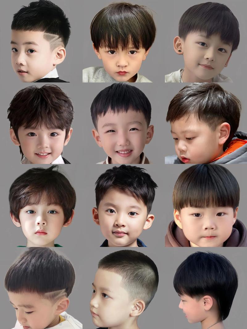 儿童男孩头发造型图片，有哪些适合不同脸型与年龄的款式推荐？-第2张图片-郑州医学网
