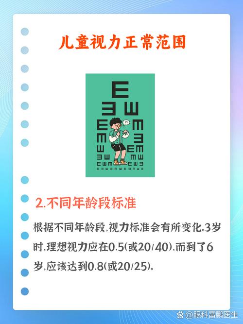 六岁儿童视力正常范围是多少？低于0.8是否需要警惕？-第3张图片-郑州医学网