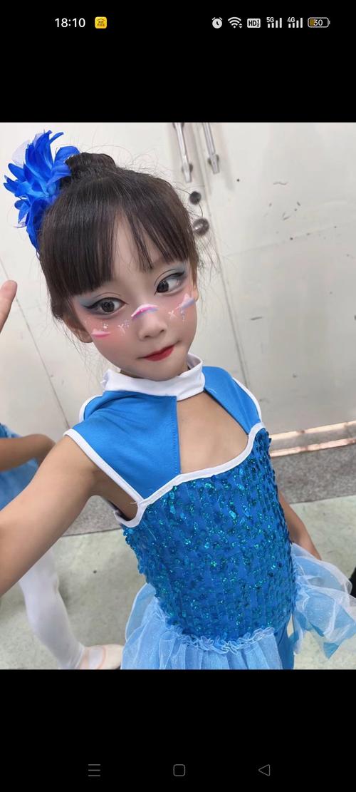 儿童化演出蓝色眼影妆，是艺术创新还是审美误导？-第2张图片-郑州医学网