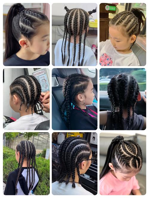 舞台儿童羊角辫的扎法-第1张图片-郑州医学网